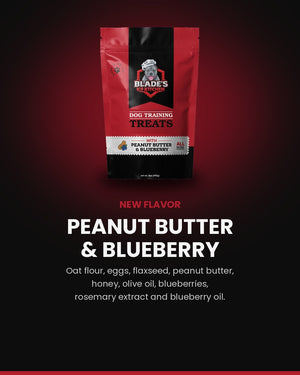 Peanut Butter & Blueberry Dog Treats (5oz)